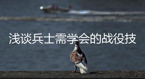 兵士技能需学会的战役浅谈