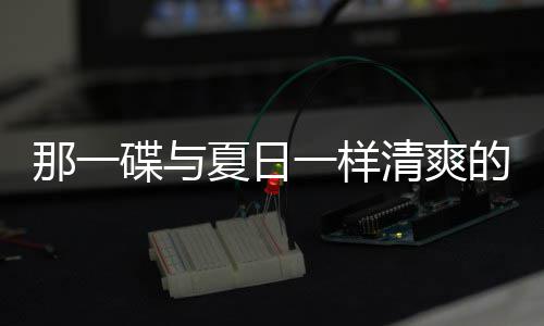 一样夏日凉拌那一菜碟与的小酸辣清爽藕片